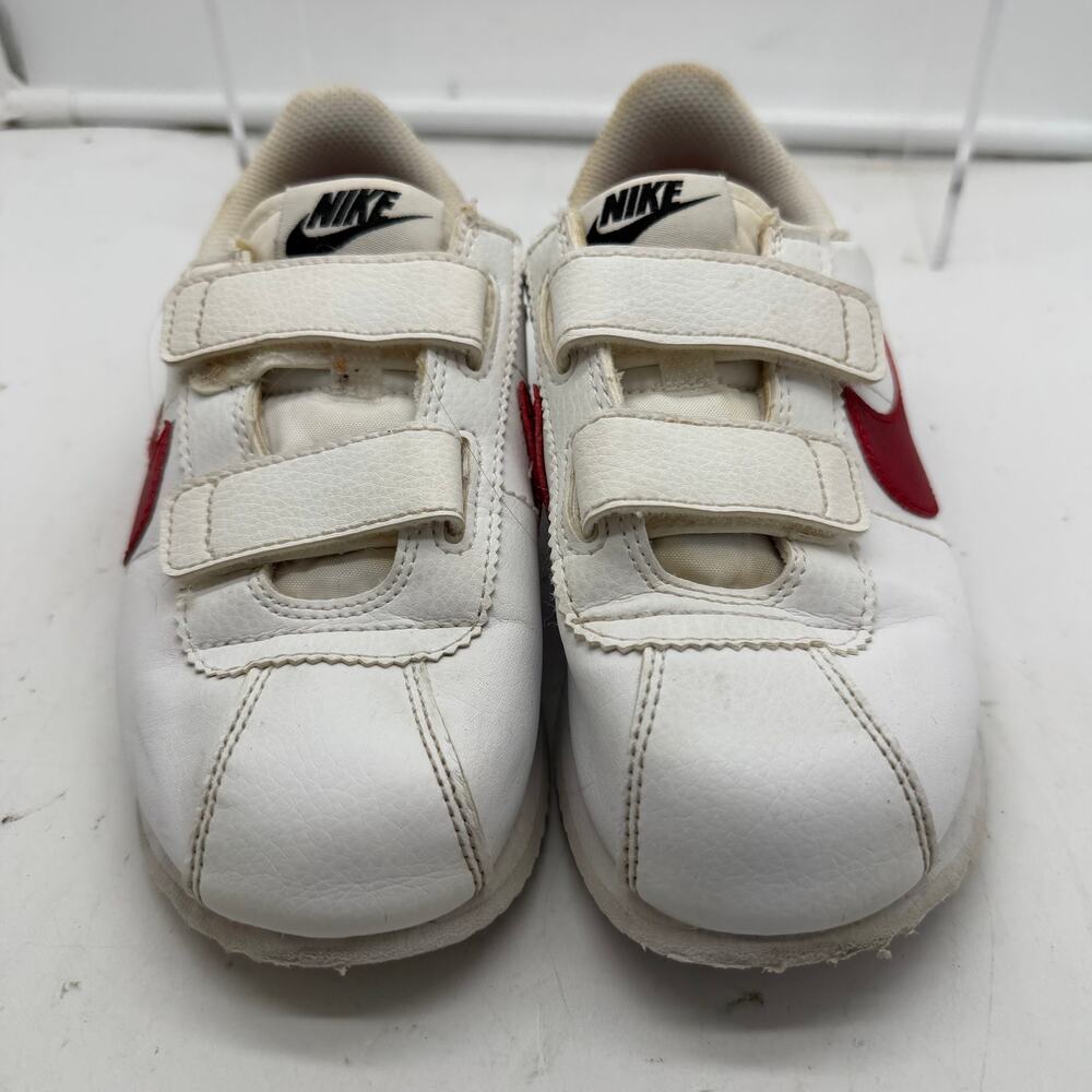 Nike Shoes Kids Youth 13.5C Cortez Gump Strap White Blue Red Sneaker - Picture 4 of 8